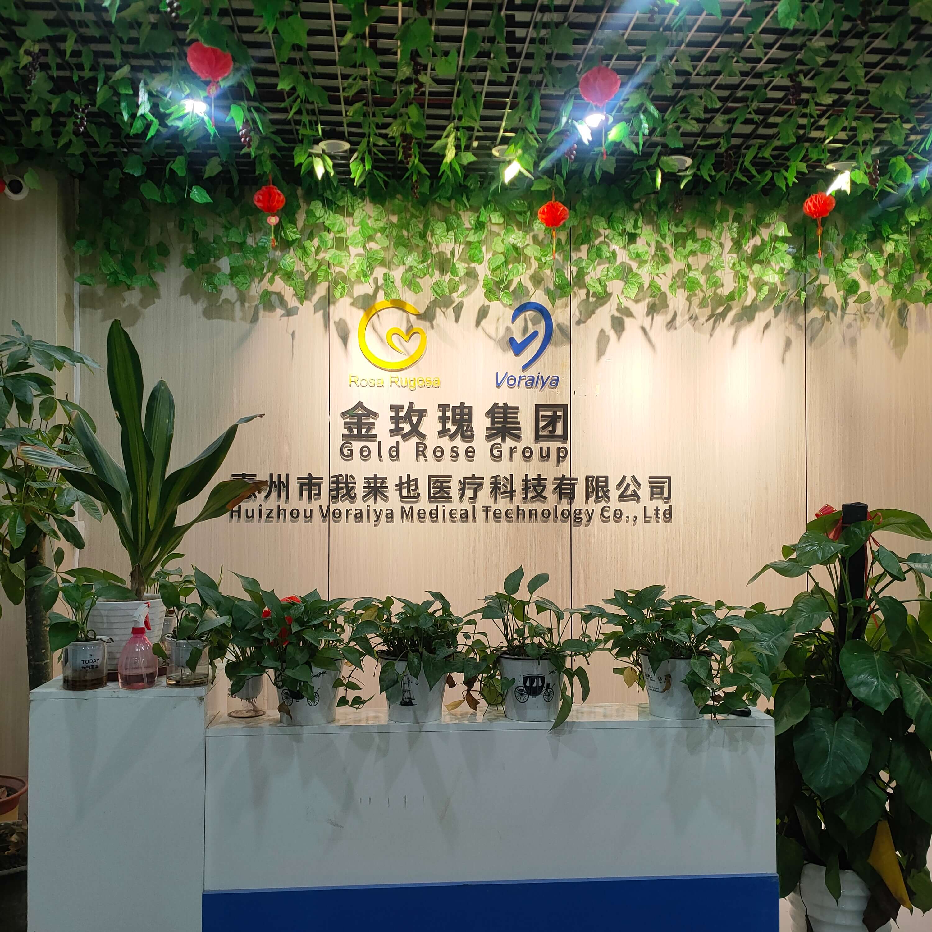 Gold Rose company reception in Huizhou
