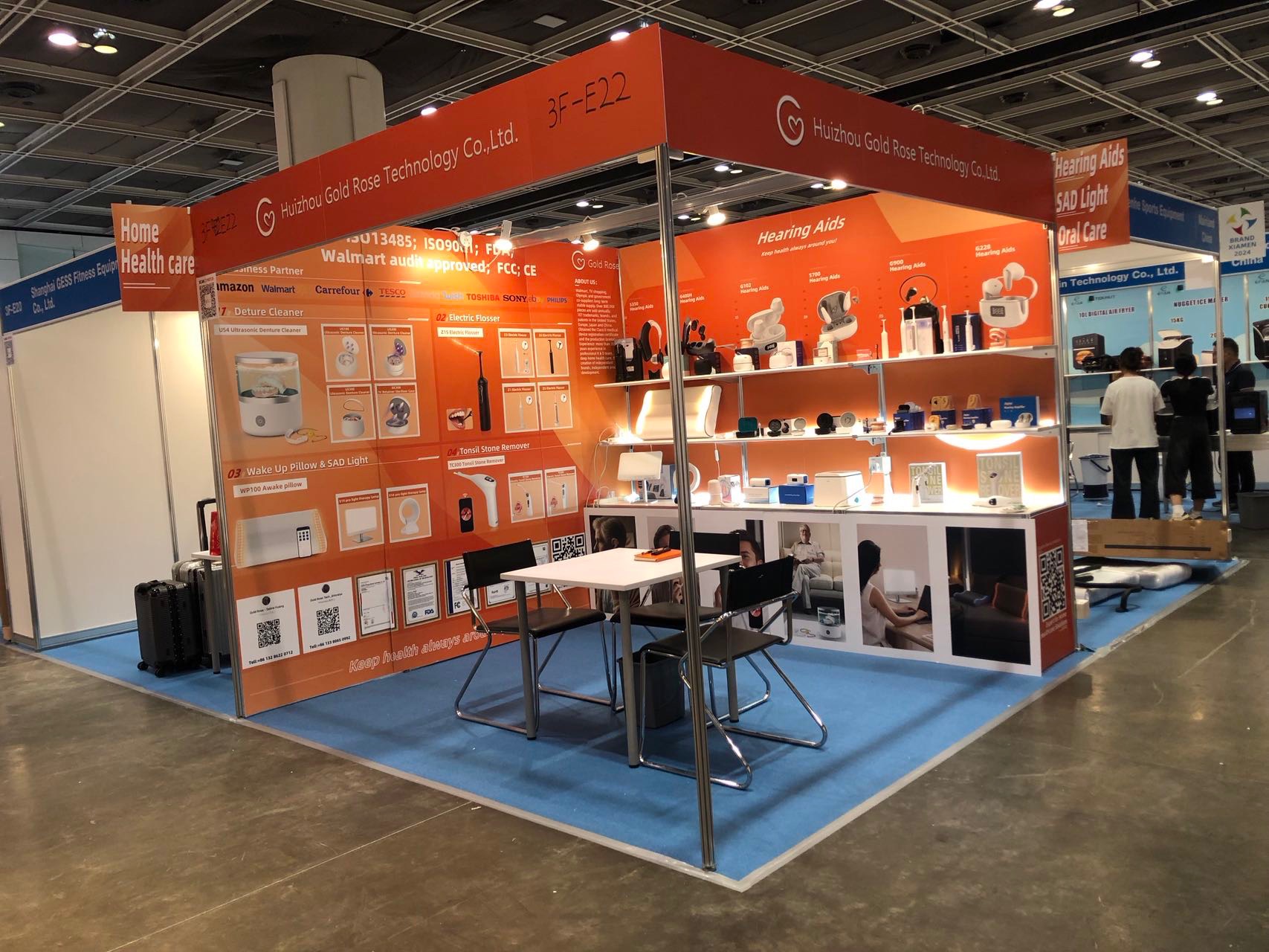 Gold Rose booth 3F-E22 at the 2024 Hong Kong Electronics Fair